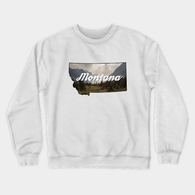 Montana State Crewneck Sweatshirt by deadright